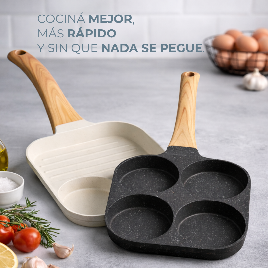 2x1 en Set Sartenes Multicook Explori - Roca Volcánica